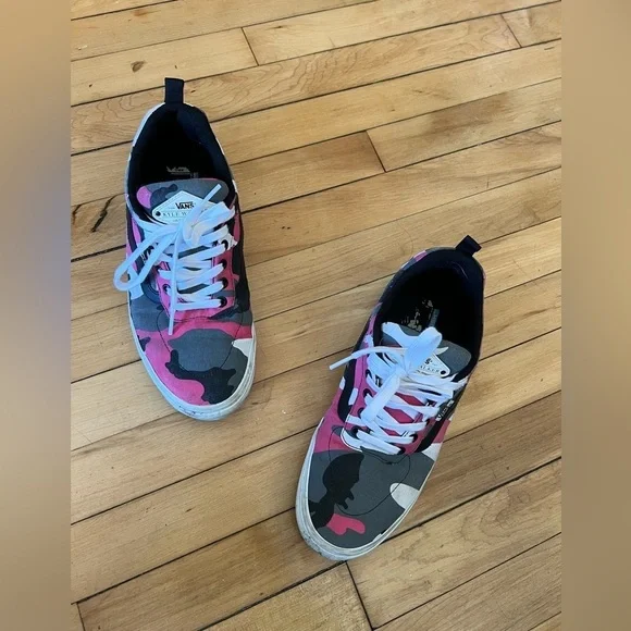Vans camo print Kyle Walker link and grey‎ pro sneakers