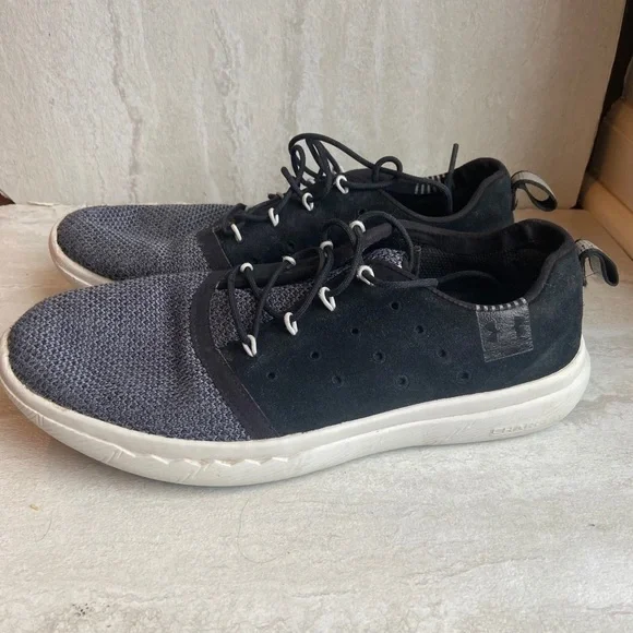 ** Under Armour charged knit suede sneakers 8