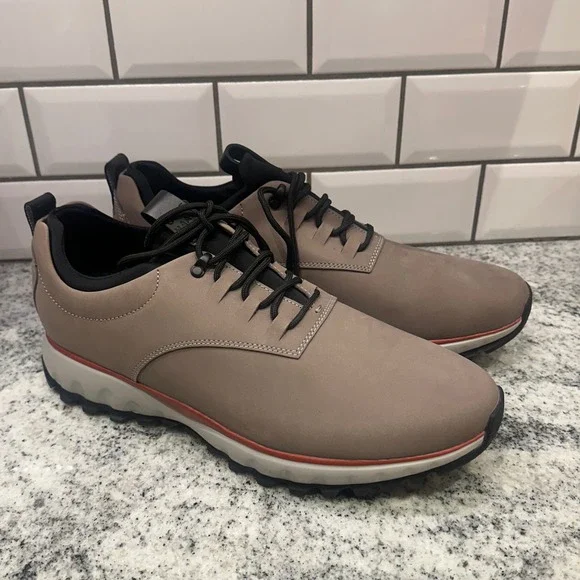 Cole Haan GrandExplore Waterproof Golf Shoes Mens 10.5‎ Tan Leather Lace Up