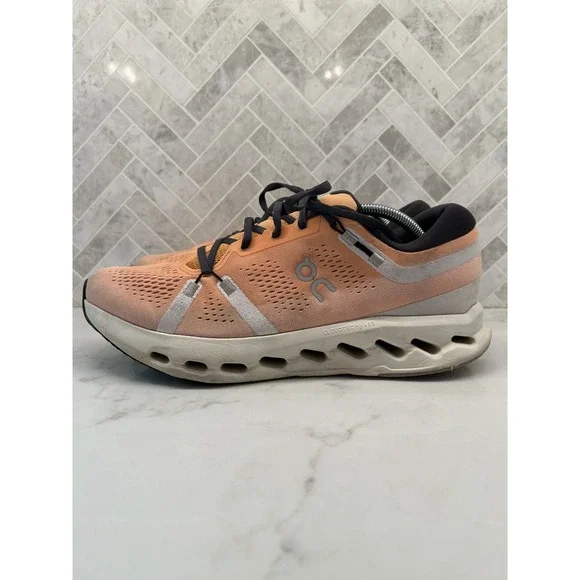 On‎ Cloud Cloudsurfer 2 Running Shoes Mens 12 Tangerine Ivory Athletic Sneakers