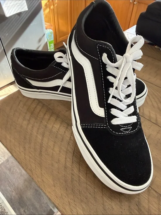Vans Old school Low-Top Sneakers in Black and White