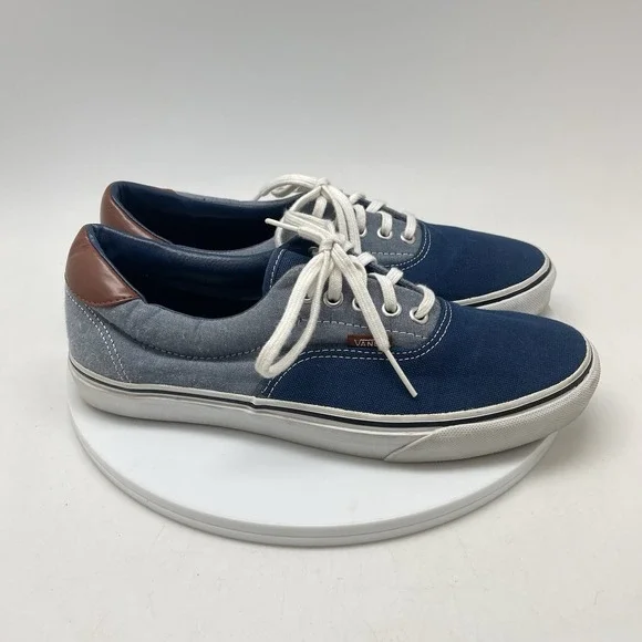 Vans Sneakers Mens 8.5 Womens 10 Era 59 TC9R Denim‎ Blue Skate Casual Shoes