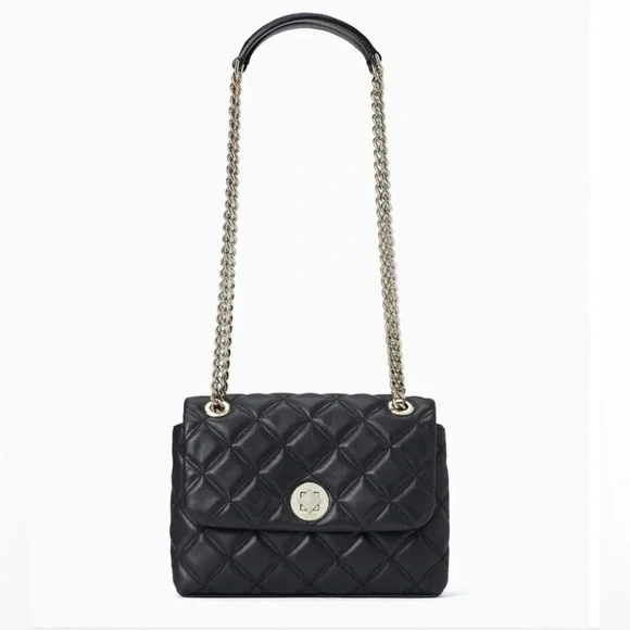 Kate Spade Natalia Quilted Leather Crossbody Shoulder Bag Purse