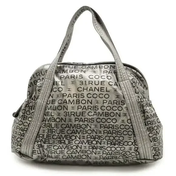 CHANEL Silver Shoulder Bag