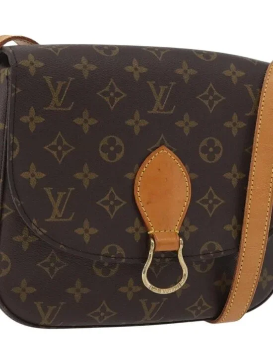 LOUIS VUITTON Monogram Saint Cloud GM Shoulder Bag M51242 LV Auth ki6481