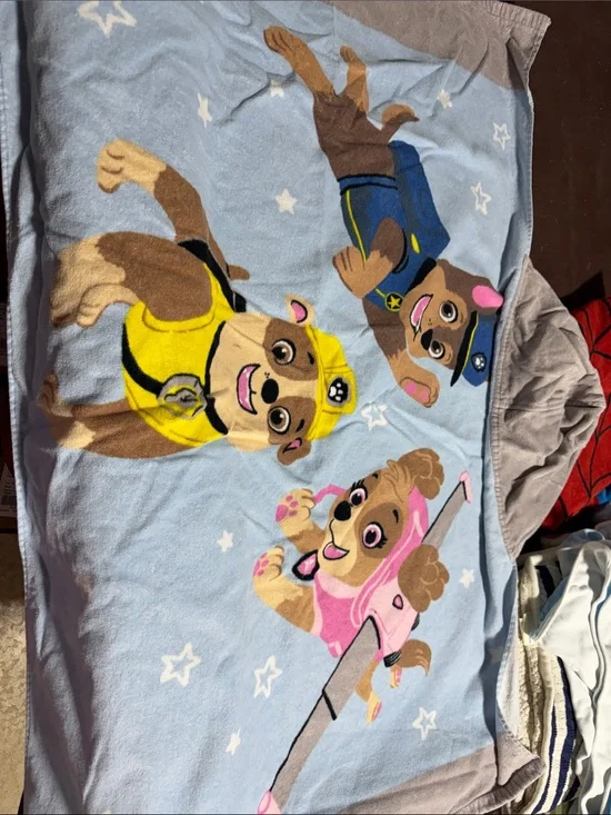 Paw patrol bath towel