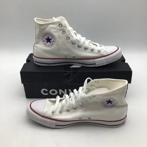 Converse All Star Hi Optical White Mens Size 8.5 M7650 High Top Sneaker NEW