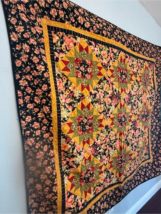 Homemade Patchwork Quilt 67x67