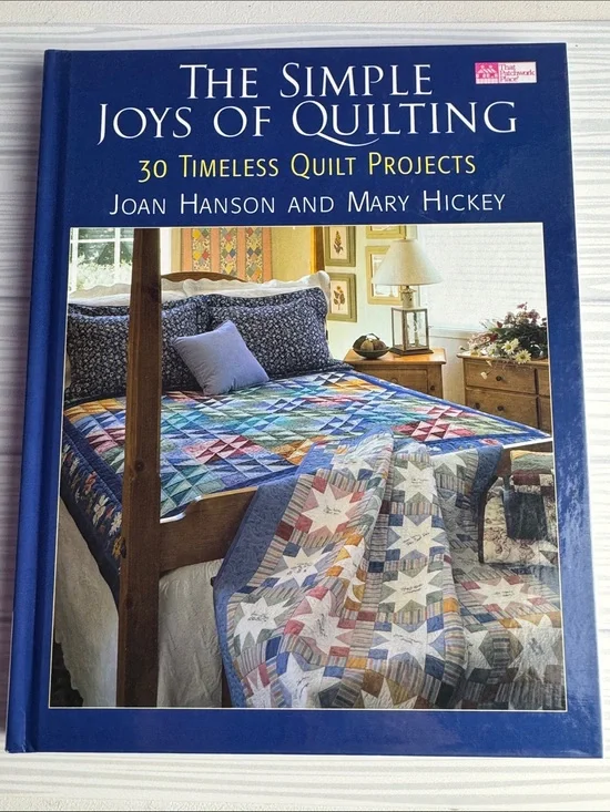 The Simple Joys of Quilting - Blue Cover by Joan Hanson & Mary Hickey