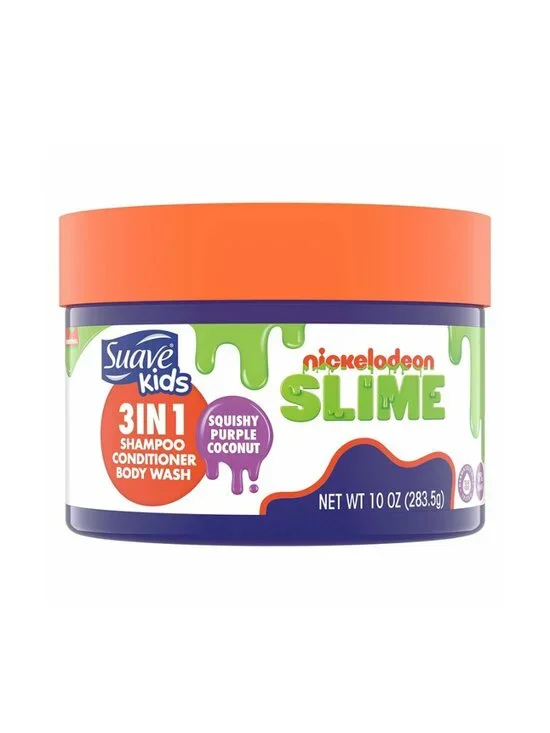 3/$12 💥🆕 Nickelodeon Suave Kids 3 in 1 Shampoo Squishy Purple Coconut | 1203