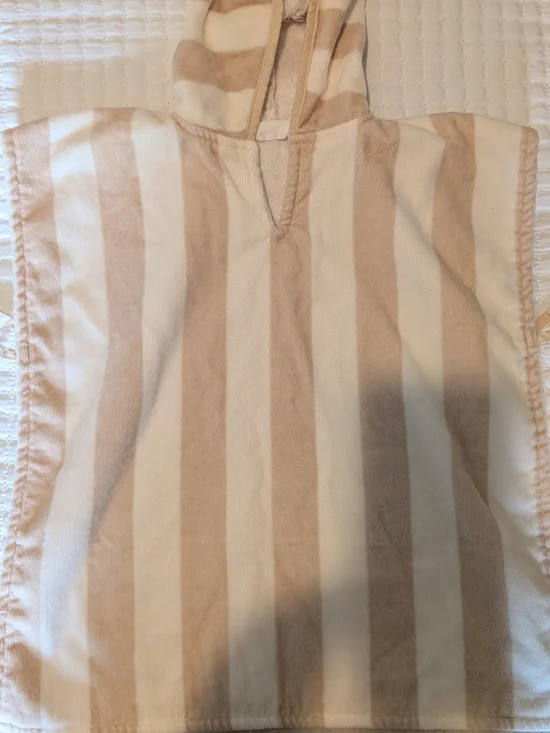 Striped Hooded Towel Kids H&M Nwot