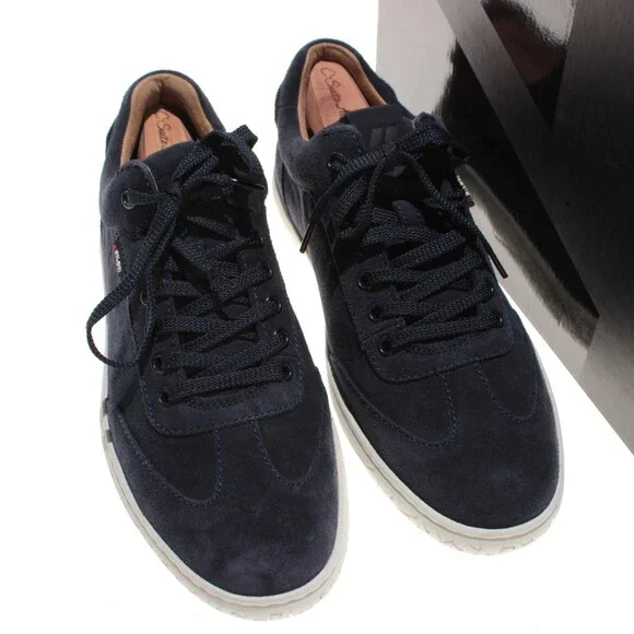 Piloti NWB Shift Lace Up Driving Sneakers Size 7 US in Midnight Blue Suede