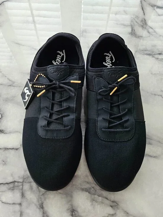 Fuego Dance Black Split Sole Shoes Men's 10.5 / Women's 12