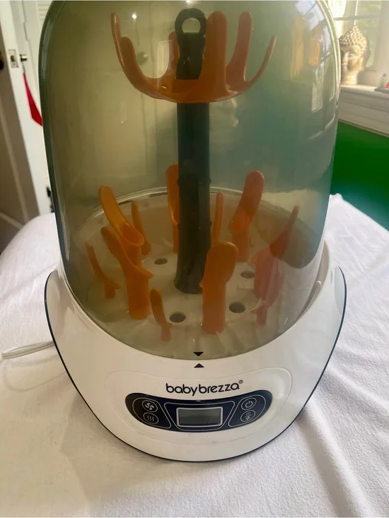 Babybrezza One Step Baby Sterilizer Dryer Bottle Sterilizer Dry White