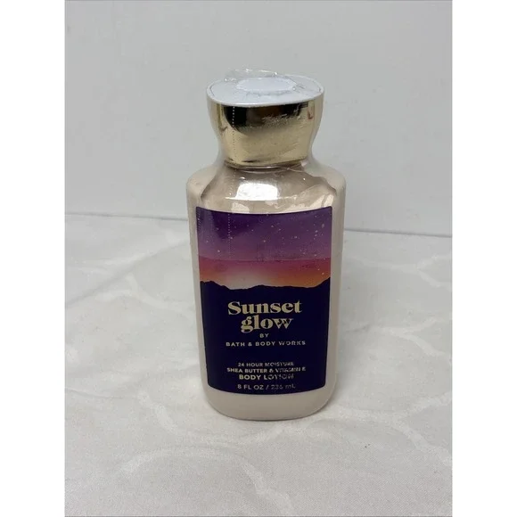 Bath & Body Works Sunset Glow Body Lotion Shea Butter Vitamin E New Sealed