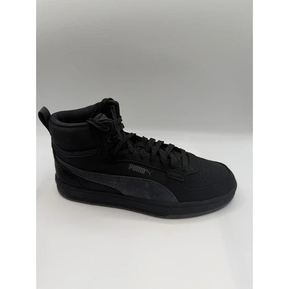 Puma Caven 2.0 Mid Buck Mix Sneaker, Men's 8.5, EU 41, Black Gray,#399020-01