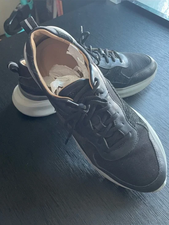 Johnston & Murphy Black Sneakers Size 12