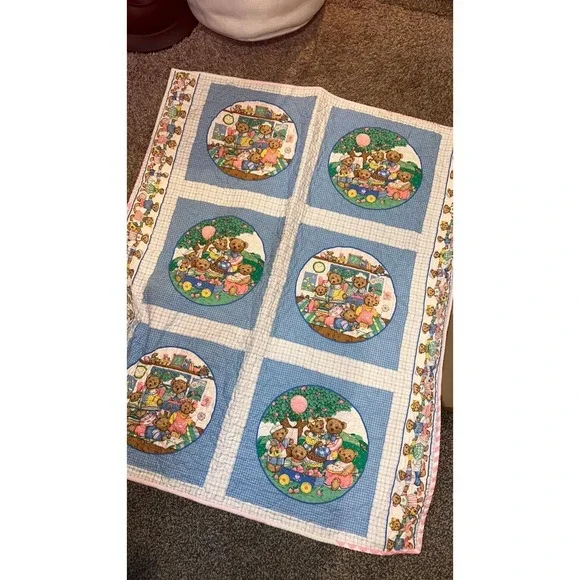 vintage VIP Cranston Teddy Bear quilt