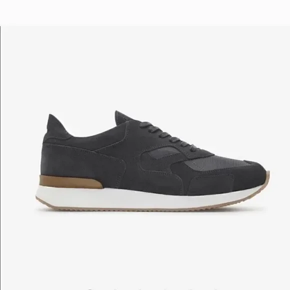 Greats Pronto Graphite Nubuck Sneakers Sz 45/12