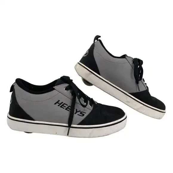 Heelys Gray Black Wheeled Sneakers | Size 9 Men's Athletic Footwear