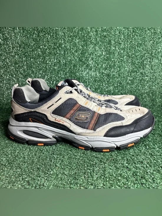 Skechers Men's Vigor 2.0 Trait‎ 51241EW Memory Foam Sneakers Size 12 EXTRA WIDE