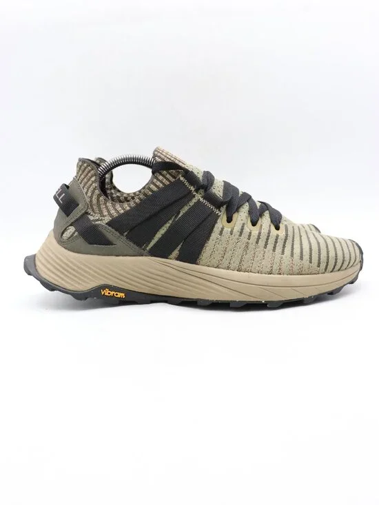 Merrell Embark Sneaker Men's Size 9 W Olive Green Hiking Athletic Shoes J067323