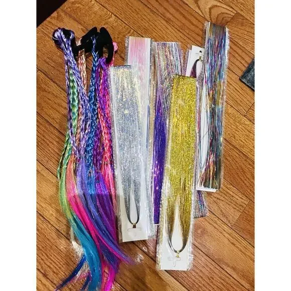 angel hair tinsel Multiple‎ Colors