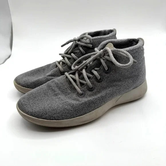 Allbirds Wool Runner Up Mizzles Shoes Sneakers Mens 11 Gray‎ High Top Merino