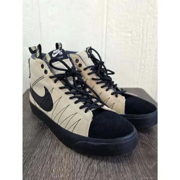 Nike SB Mid-Top Sneakers Zoom Blazer Mid Premium Ratta, Size 9 J8