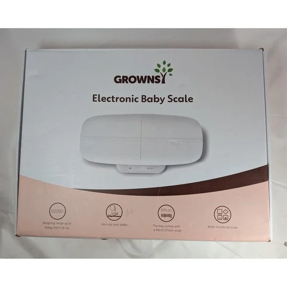 GROWNSY Electronic Baby Scale Digital Toddler Infant Scale 330lb Capacity B12H