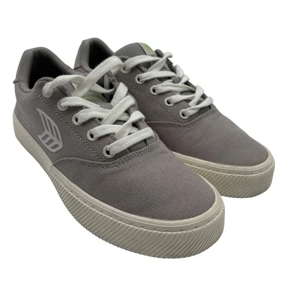 Cariuma Naioca‎ Mens 6.5 Women's 8 Canvas Low Top Skate Sneakers 601703G34W080