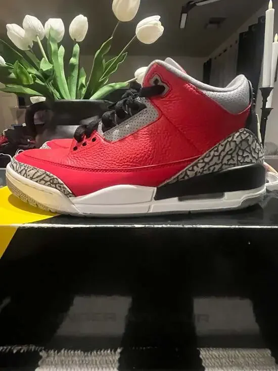 Nike Air Jordan 3 Retro SE 'Unite' (Chicago Exclusive) Fire Red Cement  Please s