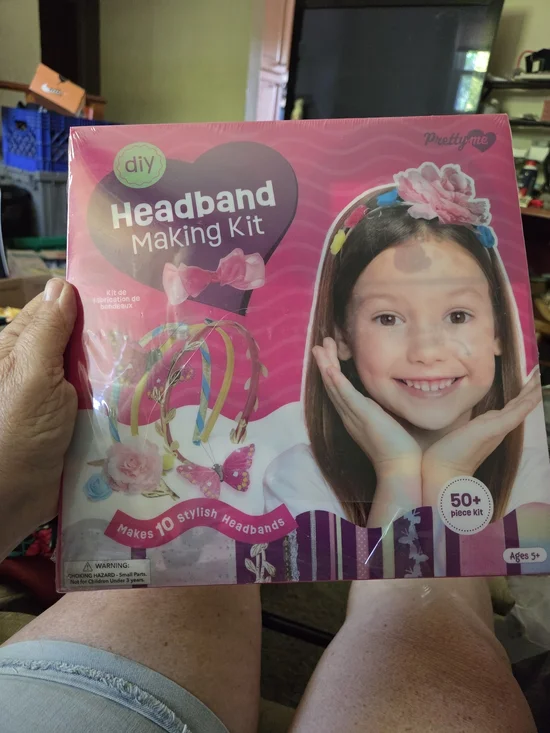 Pretty-Me Pink Headband Making Kit for Kids