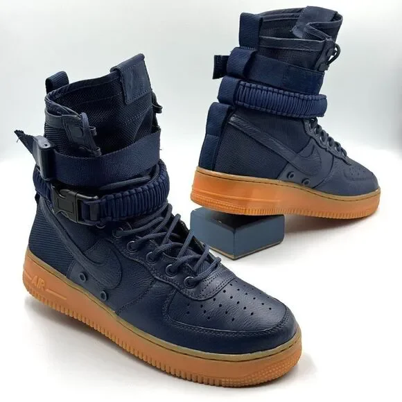 Nike SF Air Force 1 High Navy Gum
