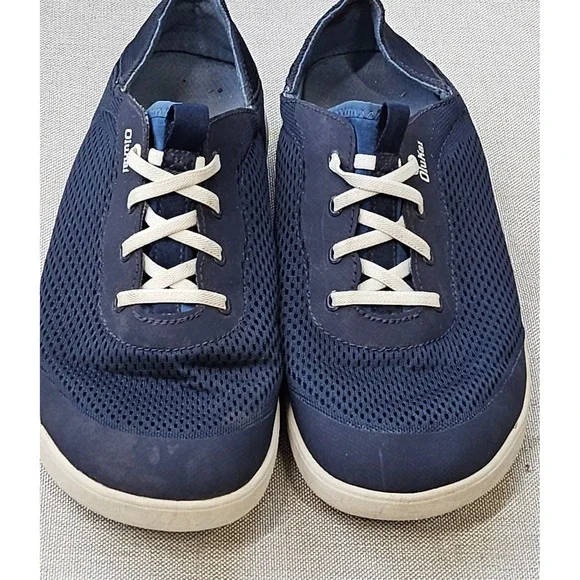 OluKai Moku Pae Boat Shoes Mens Size 9 Blue Mesh Sneakers 10472-DE18 Casual