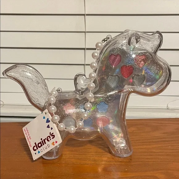 Claire's Clear Unicorn Make Up Set