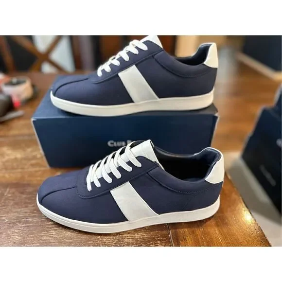 Clubroom Mens Comfort Edwin Round Toe Platform Lace-Up Athletic Sneakers Shoes