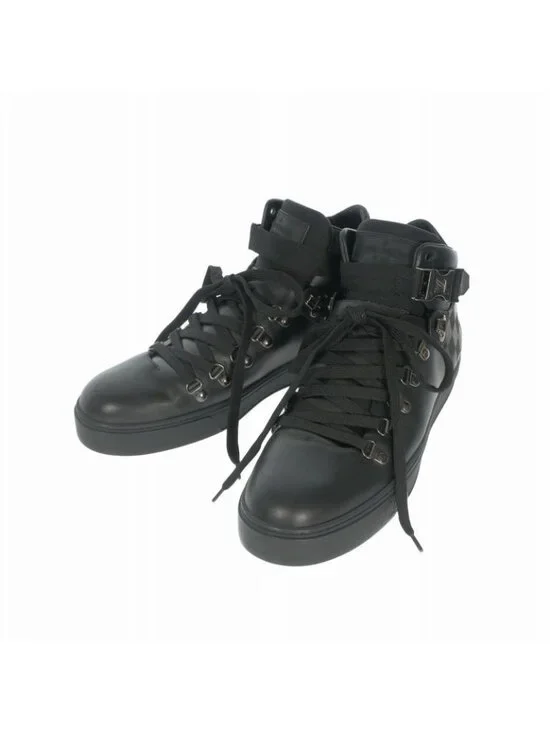 Louis Vuitton Highland Line Damier High Cut Sneakers 6.5 Black