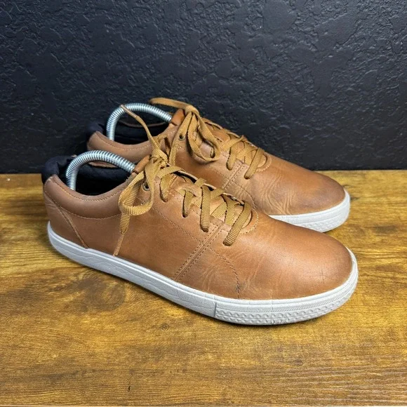 Merrell Barkley J32949 Brown Leather Lifestyle Sneakers‎ Mens Size 8 US 41.5 EU