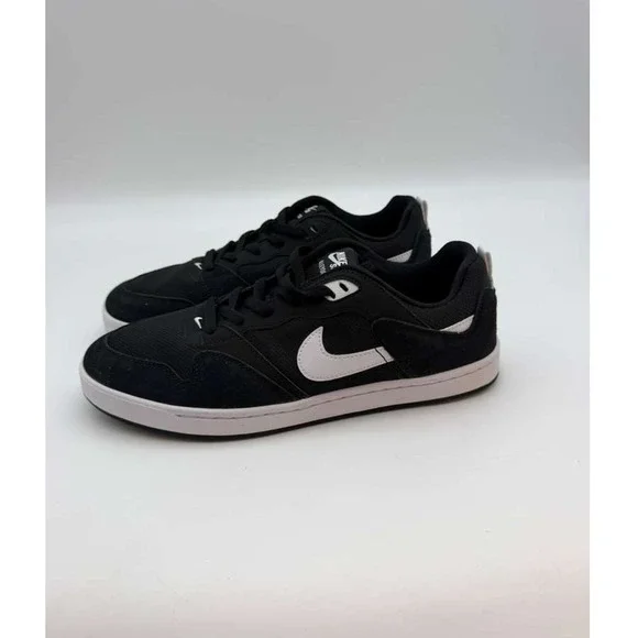 Nike‎ SB Alleyoop Men's Skate Sneakers – Black/White – Size 11