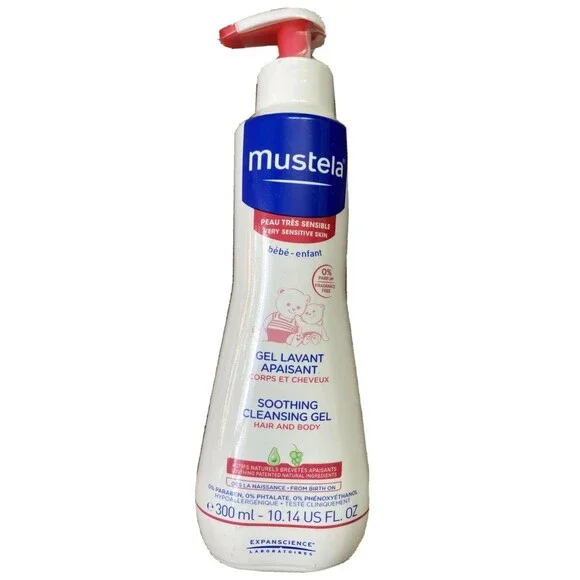 Mustela Soothing Cleansing Gel for Very Sensitive Skin Baby Body Wash Fragrance