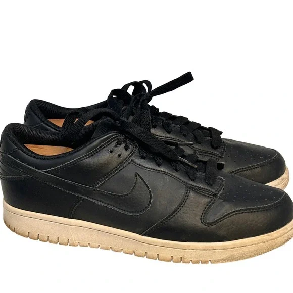 Nike Dunk Low Black Sneakers Shoes Men's 10.5 904234-003 2017‎