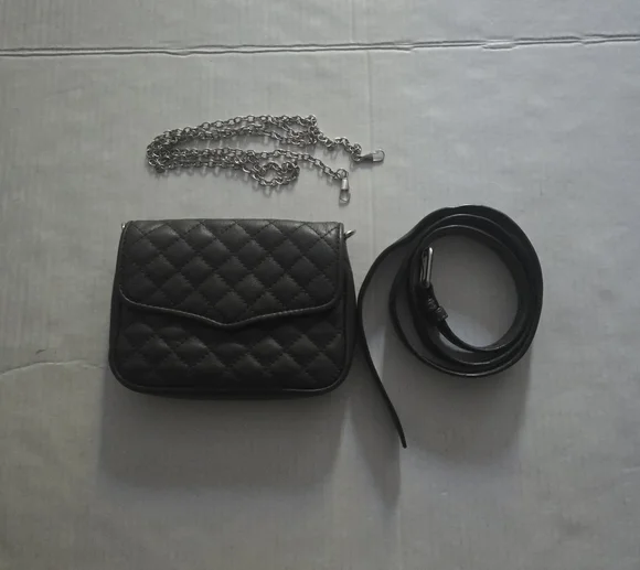 Rebecca Minkoff Quilted Leather Affair Fanny Bag .