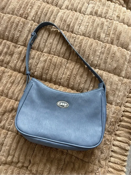 Dusty blue shoulder bag