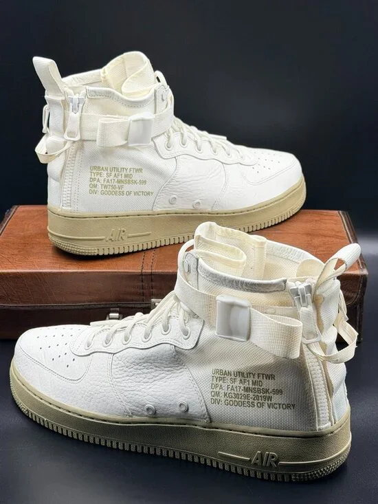 Nike SF Air Force 1 Mid 'Olive Ivory'