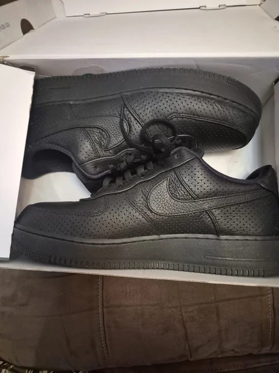 Nike Air Force 1 SP Perforated Black/Game Royal Low Top Leather HF8189-001