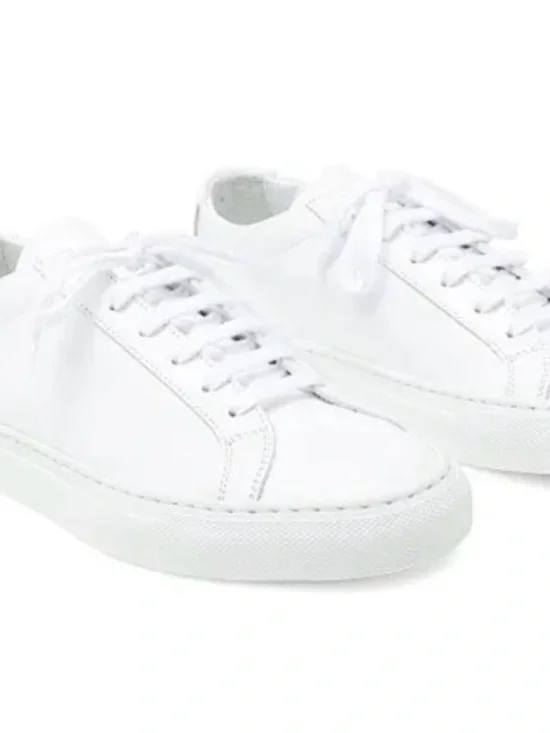 Women's Classic White Leather Sneakers