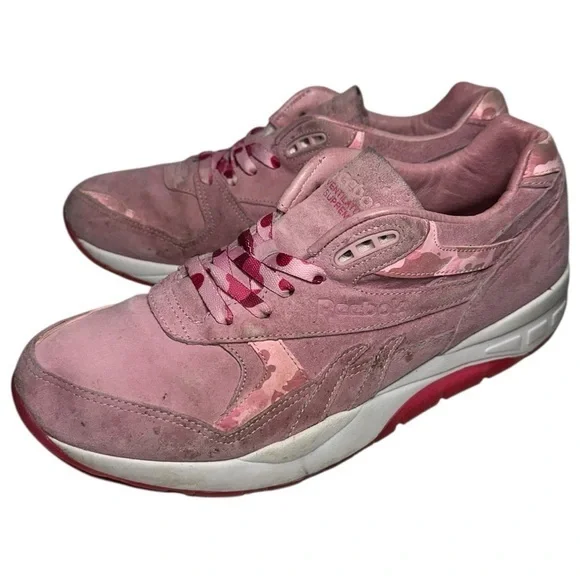 Reebok x Cam’ron Size 10 Pink Suede Camron Ventilator Supreme Fleebok 2 Sneakers
