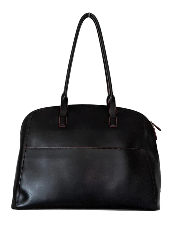 Lodis Audrey Buffy Domed Leather Work Shoulder Tote Bag