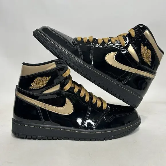 Nike Air Jordan 1 Retro High OG “Black Metallic Gold”